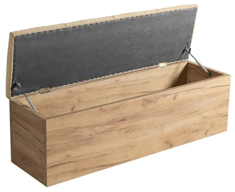 Bancă bej/în culoare naturală Kumo – Bobochic Paris