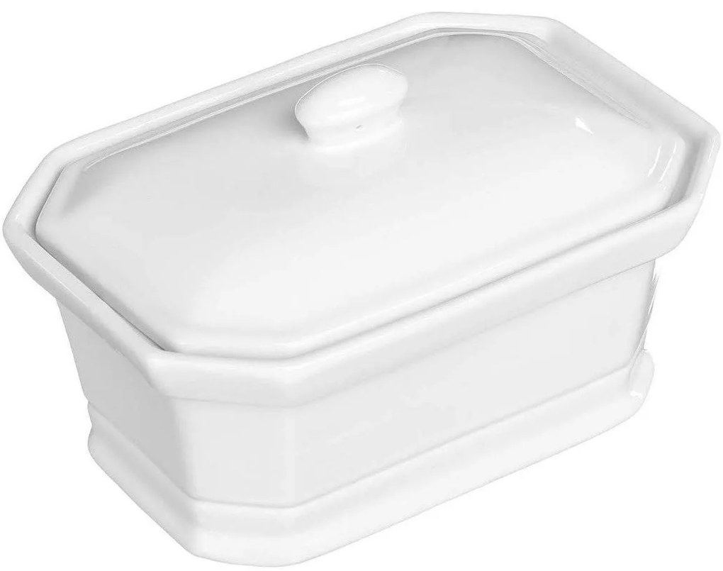 Tavă de copt din ceramică, MINI, cu capac