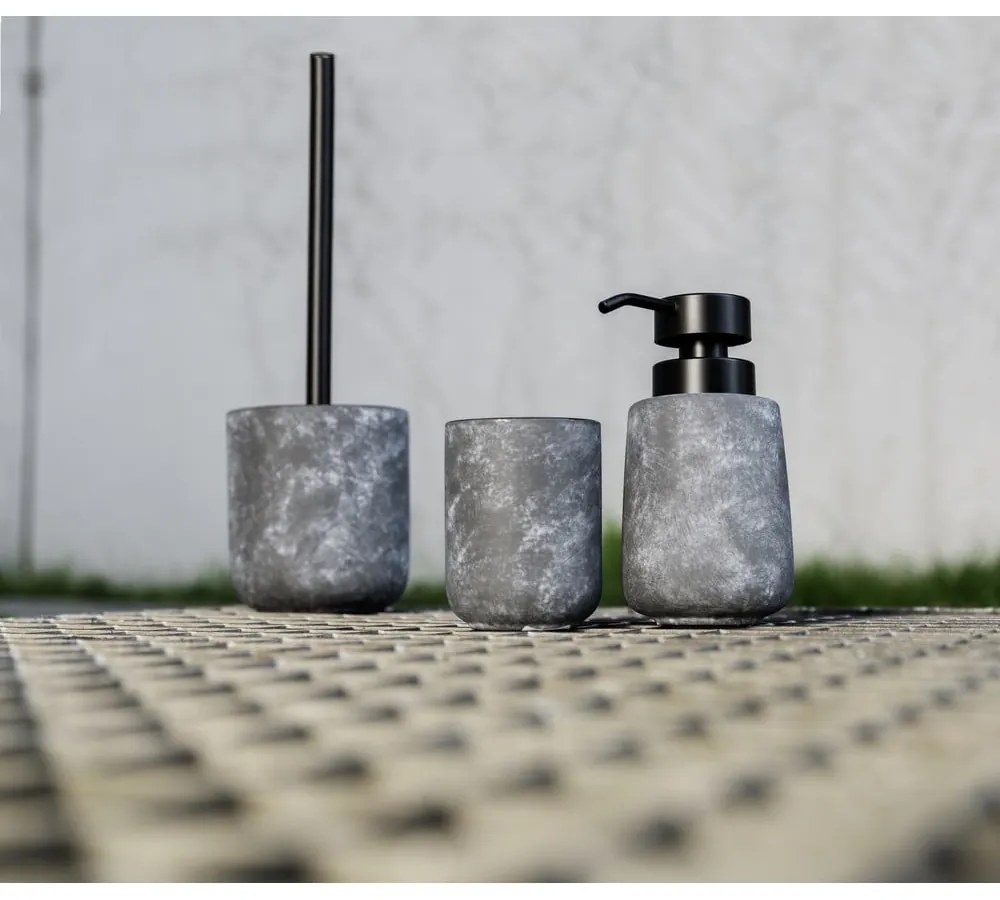 Dozator de săpun lichid gri din ceramică 400 ml Sacile – Wenko