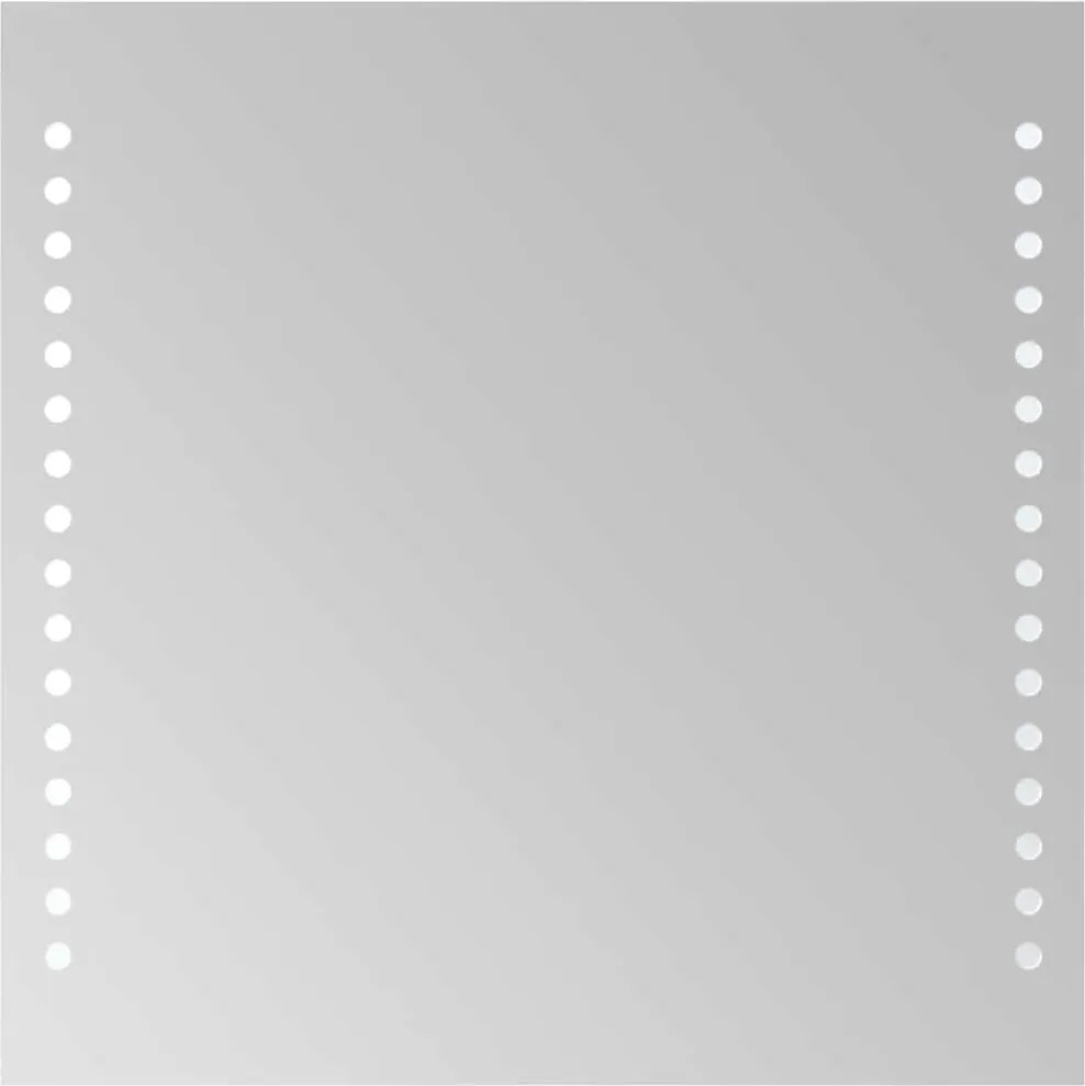 vidaXL Oglindă cu LED de baie, 30x30 cm