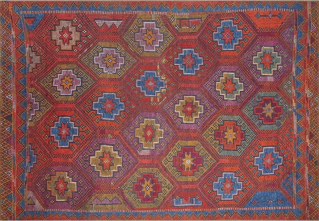 Covor SOUL CHENILLE, 75x150 cm, forma dreptunghiulara, poliester, mult