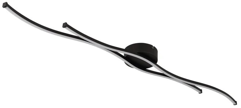 Plafoniera LED aluminiu negru mat BOYD