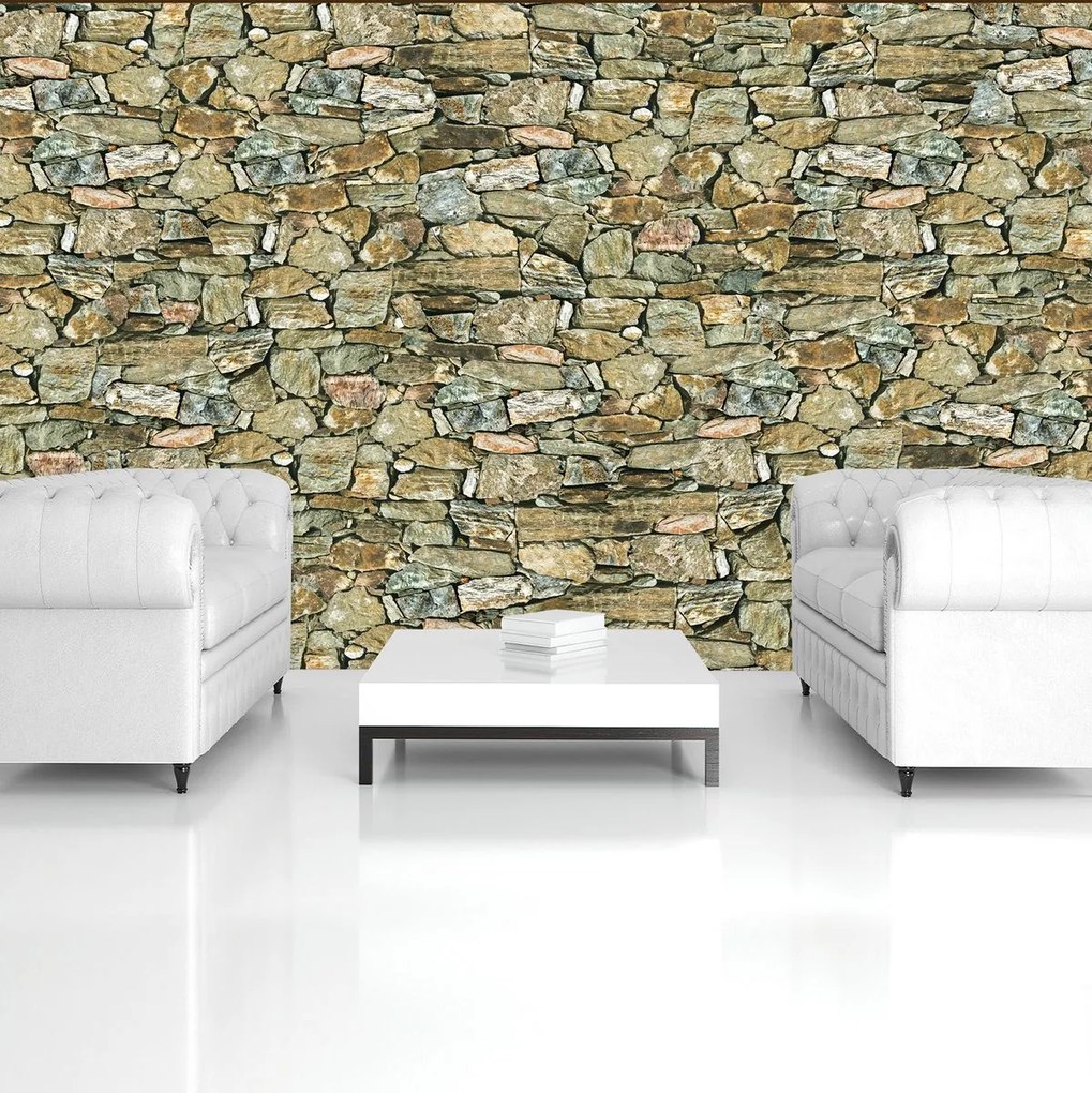 Fototapet - Stone Wall Rock (152,5x104 cm)