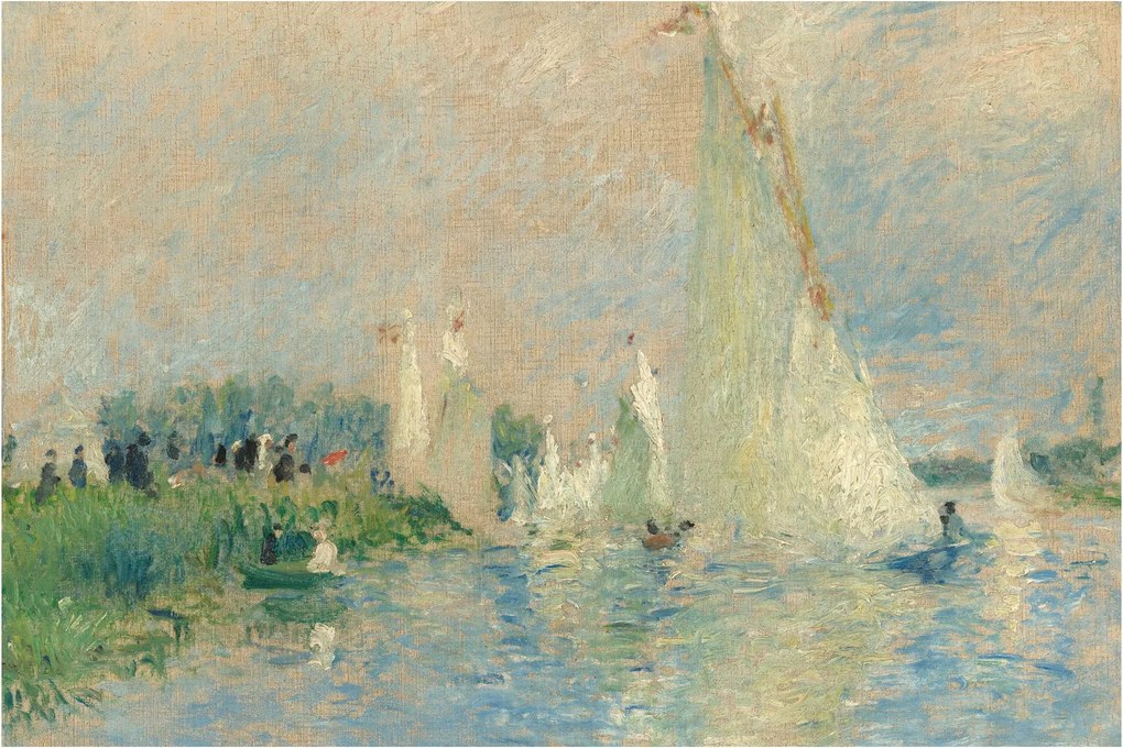 Tablou - Auguste Renoir, Regatta at Argenteuil, reproducere (90x60 cm)