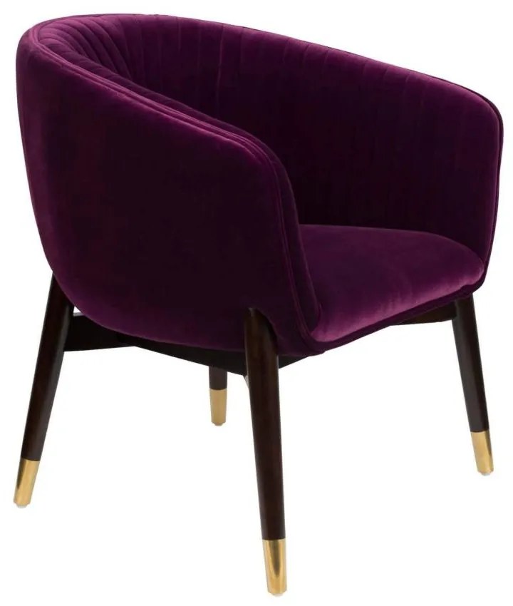 Fotoliu lounge catifea violet Dolly