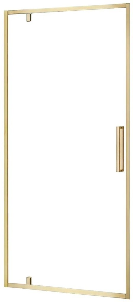 Rea Rapid Swing usi de dus 100 cm inclinabila auriu periat sticla transparenta REA-K2503