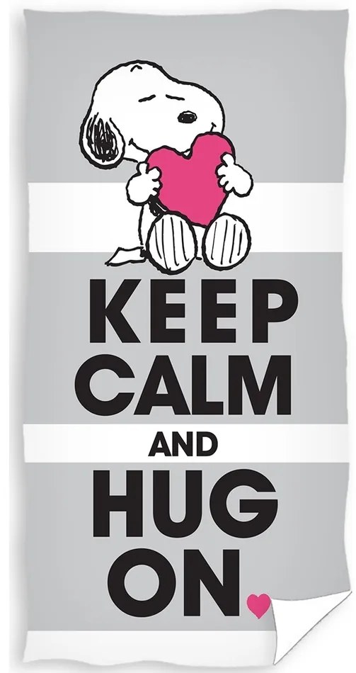 Prosop Snoopy Keep Calm, 70 x 140 cm
