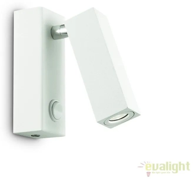 Aplica moderna, directionabila, LED PAGE AP SQUARE BIANCO 142258