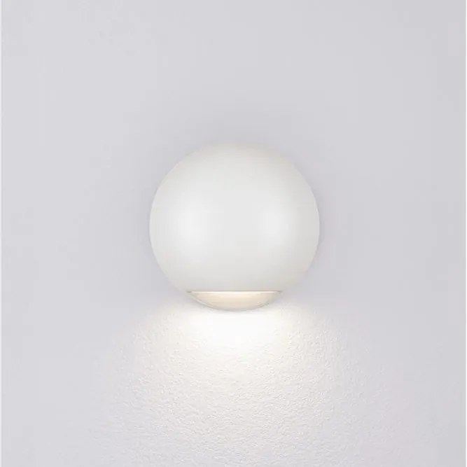 Aplica exterior cu iluminat jos LED IP65 PASSO alb