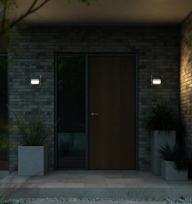 Aplica de perete / tavan exterior IP54 Oliver Black