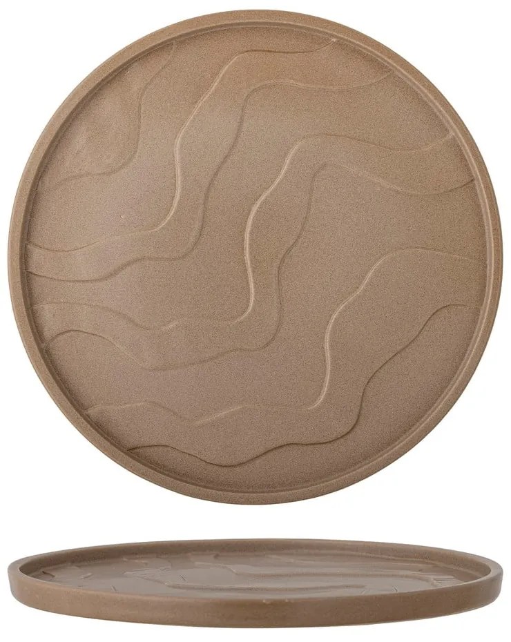 Tavă decorativă din gresie ceramică Noria – Bloomingville