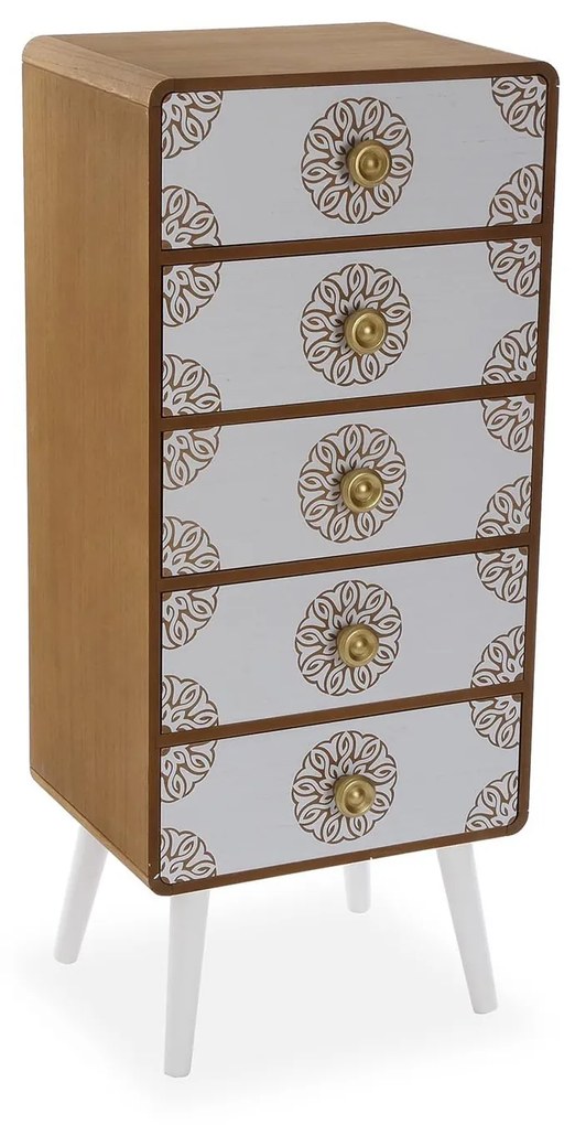 Comoda cu 5 sertare din lemn 85X38X48