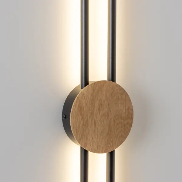 Aplică LED Brilagi WOODY COLLINE LED/15W/230V stejar