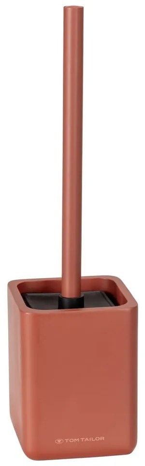 Perie de WC portocalie din polirășină Tom Tailor T-Rounded – Wenko