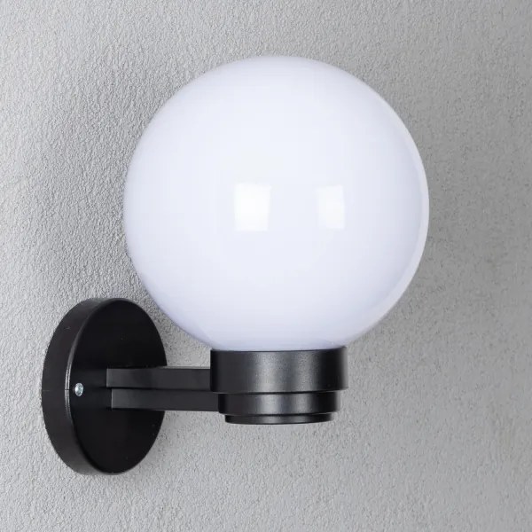 Brilagi-LED RGBW Aplica de exterior HARBOR 1xE27/9W/230V IP33 negru/alb