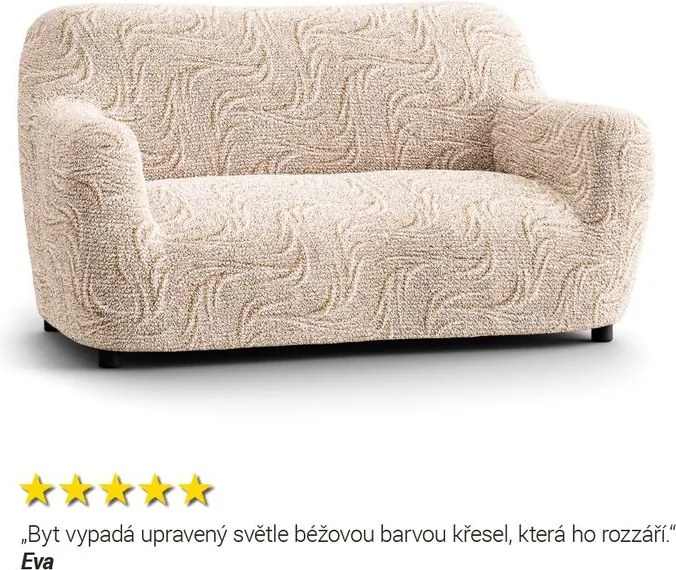 Gaico Huse bielastice BRILLANTE bej colțar (l. 350 - 530 cm)
