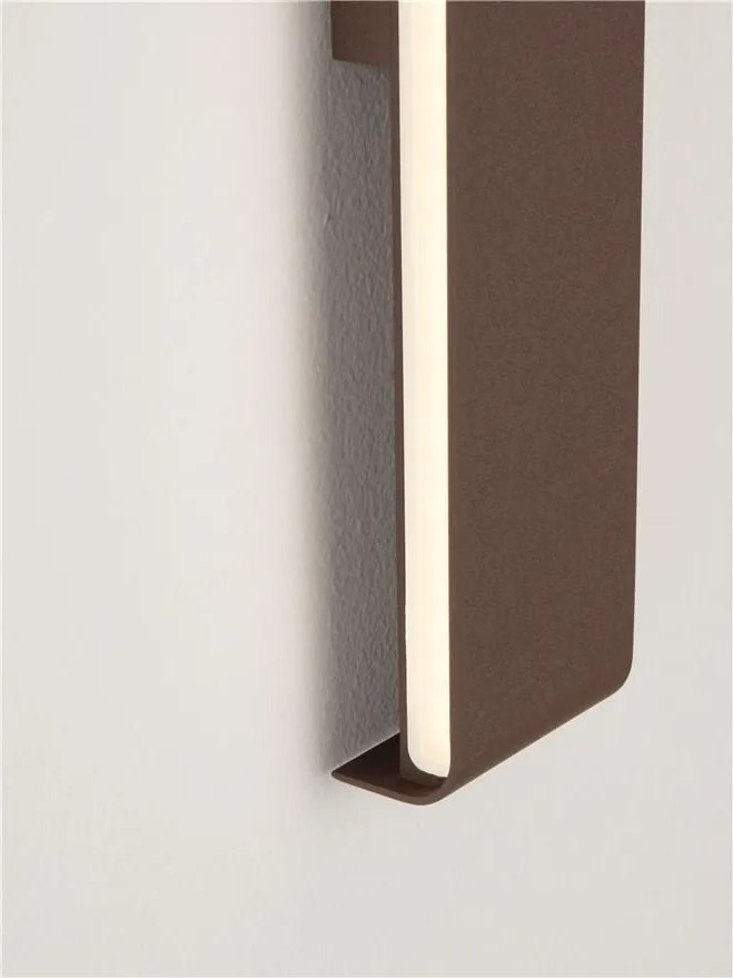 Aplica exterior corten liniara 60cm IP65 LED 2700K RANGE