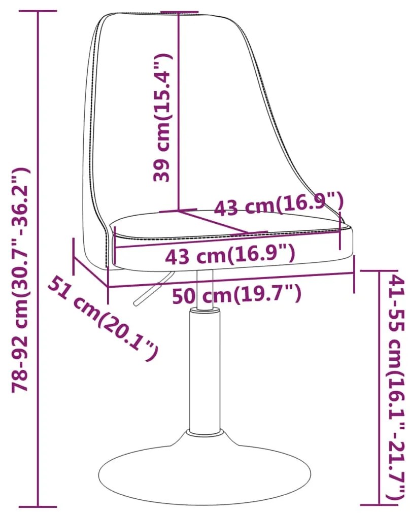 Scaune de bucatarie pivotante, 2 buc., rosu vin, textil 2, Bordo