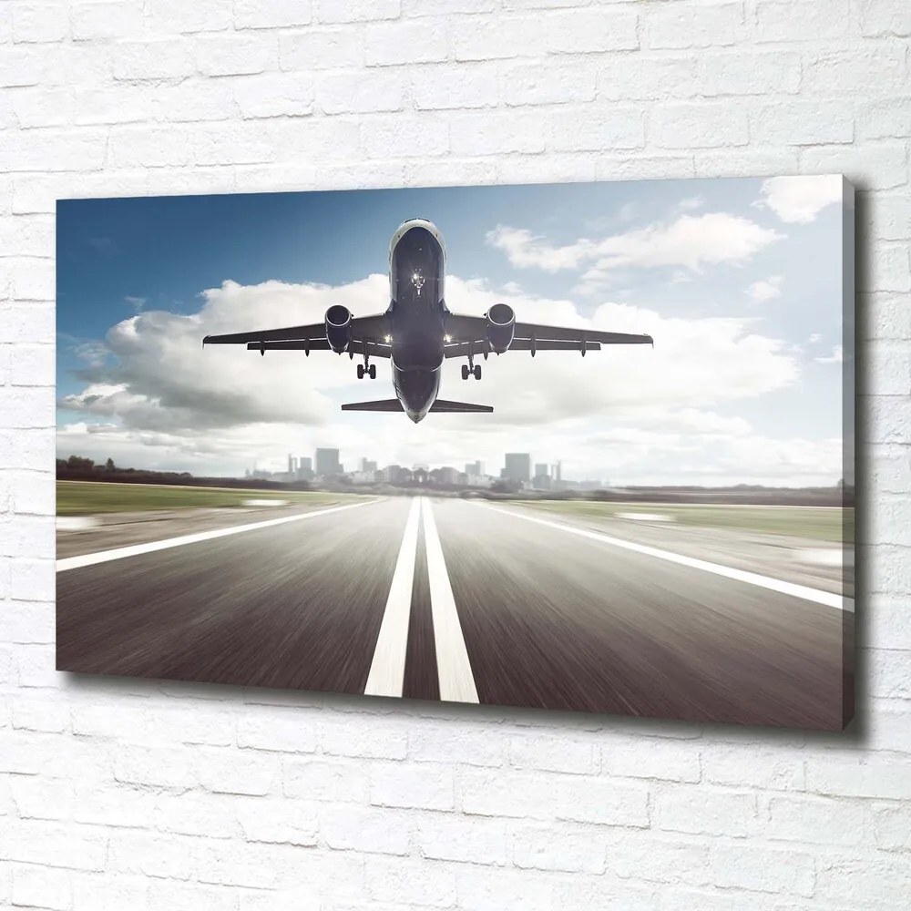 Tablou pe pânză canvas Avionul decolează