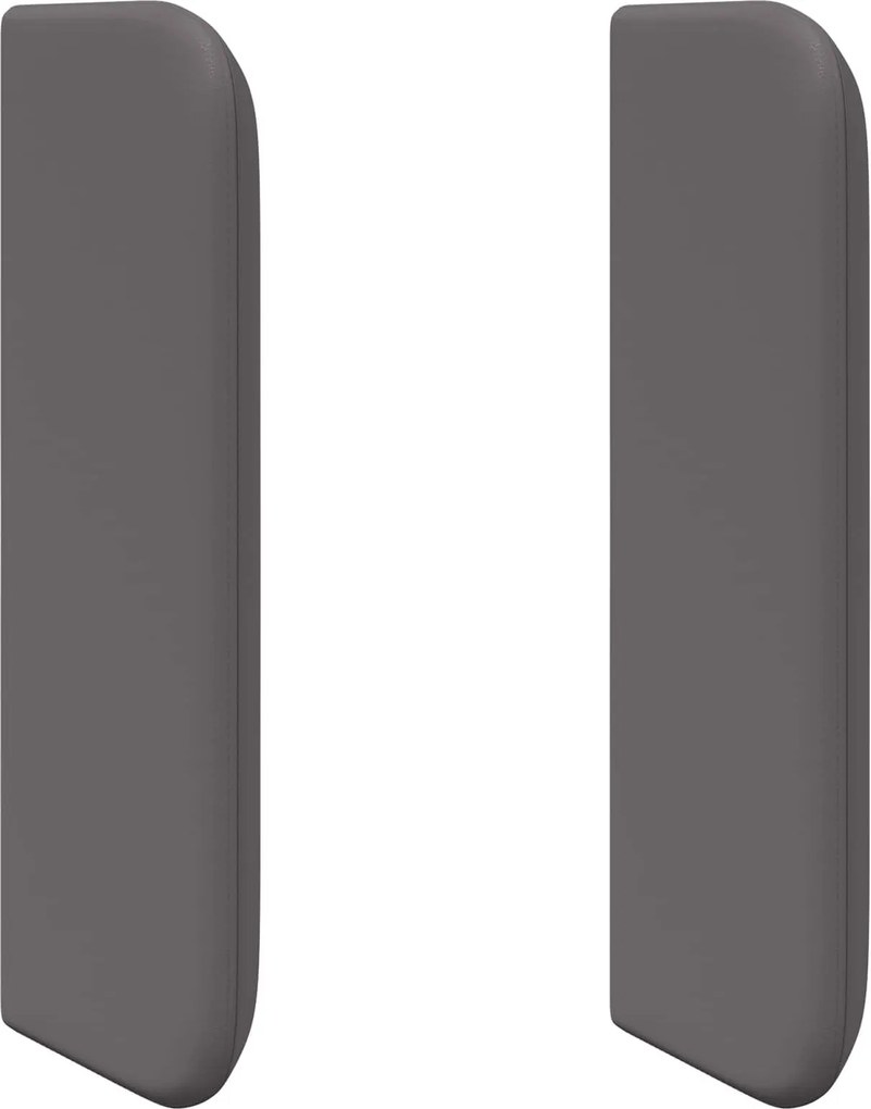 vidaXL Ureche pentru Tăblie 2 pcs Gri 40 x 16 x 5 cm