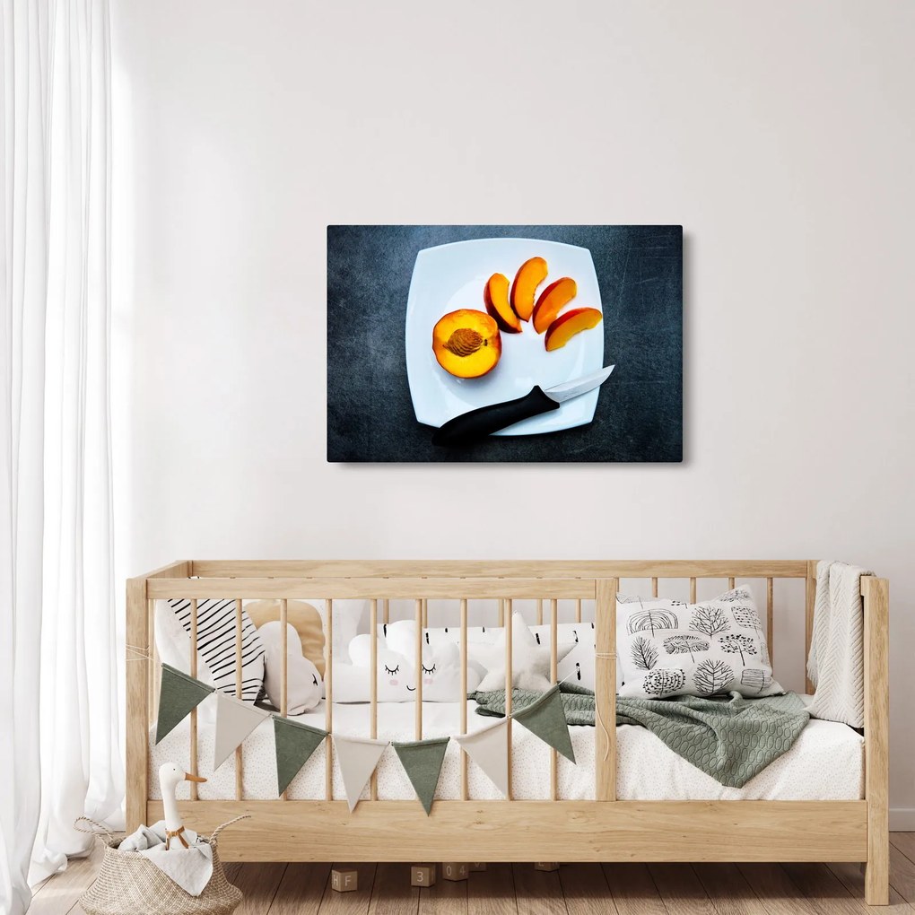 Tabloul cu piersică (90x60 cm)
