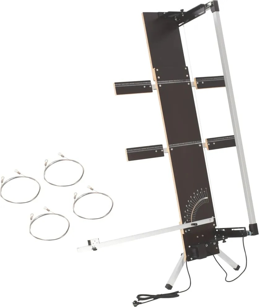 vidaXL Tăietor de spumă cu picioare 200 W placaj