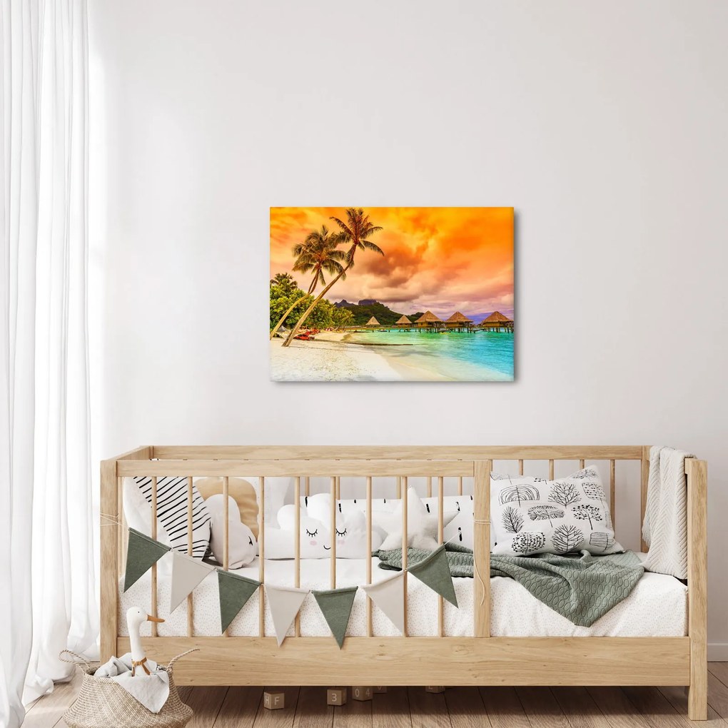 Tablou - Insula Bora Bora (70x50 cm)