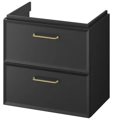 Cersanit S590-100 - Corp suspendat sub lavoar MILLE SLIM 60x38 cm, negru