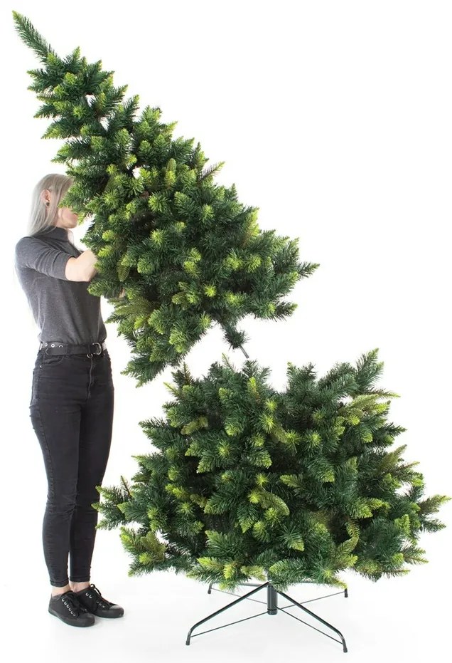 AmeliaHome Brad de Crăciun Klaus, 150 cm
