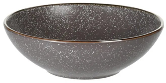 Farfurie adanca Marble din ceramica gri 19 cm