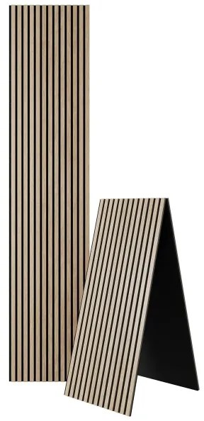 Panou acustic de placare VASALUND, 240 x 52 cm, finisaj stejar