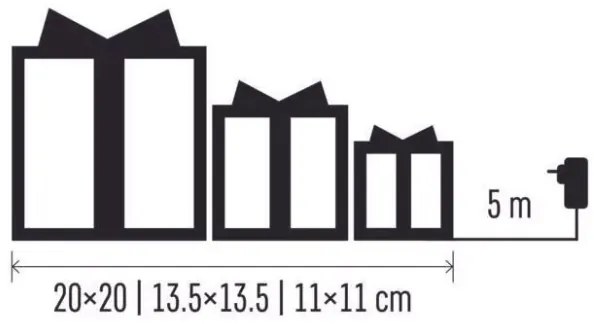 Decorațiune LED de Crăciun LED/2,25W/230V alb rece