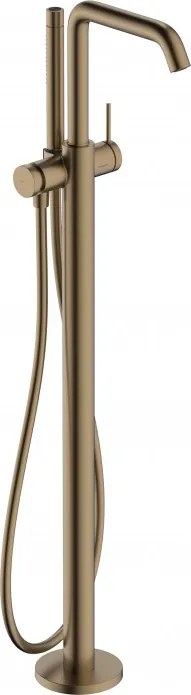 Baterie cada, Hansgrohe Tecturis S, montaj pe pardoseala, bronz periat, 73440140