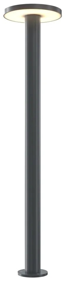 Stalp LED mediu pentru iluminat exterior IP65 Wald grafit, H-80cm