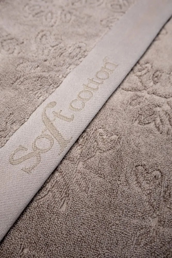 Prosop de corp LEAF 75 x 150 cm Bej / Beige