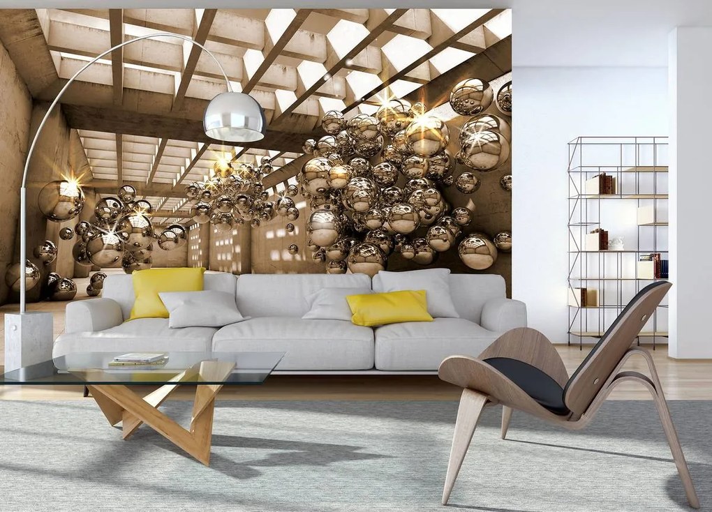 Fototapet - Modernă - 3D arhitectură (254x184 cm)