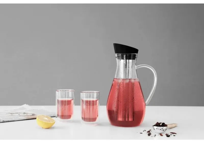 Carafa pentru ceai rece INFUSION Viva Scandinavia V30501, 1.4 L, Gat larg, Sticla, Transparent