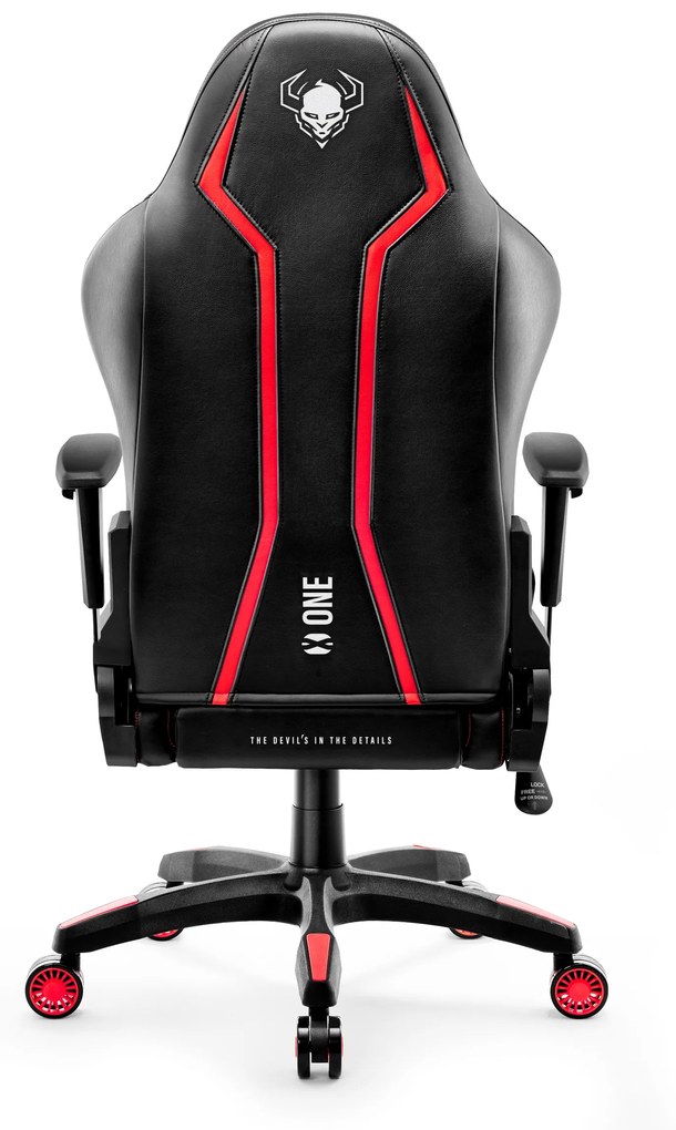 Scaun gaming Diablo X-One 2.0 Normal Size: negru-roșu