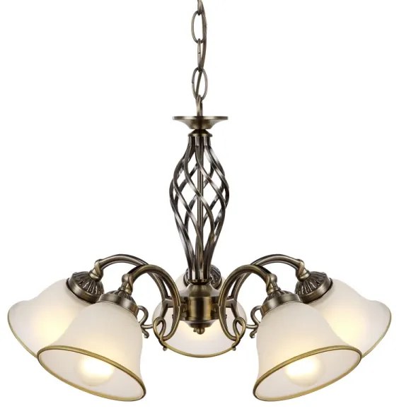 Lustră pe lanț Globo 60208-5 ODIN 5xE27/60W/230V