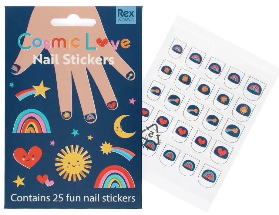 Set creativ Cosmic Love – Nail stickers – Rex London