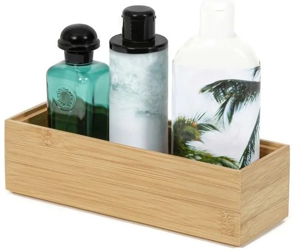 Organizator Compactor Bamboo Box 22,5 x 7,5 x 6,5 cm, lemn natural