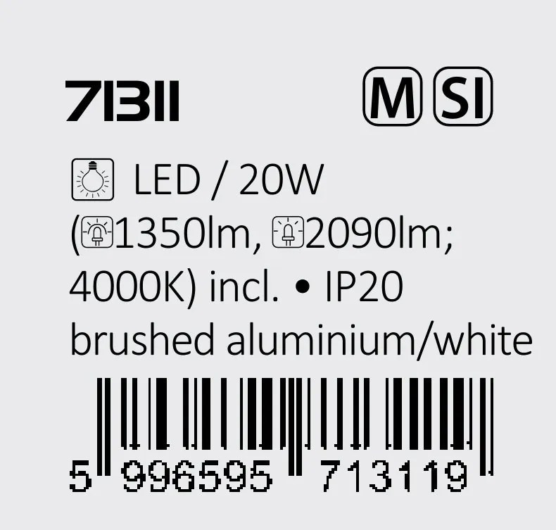 Plafoniera LED design modern Thrac