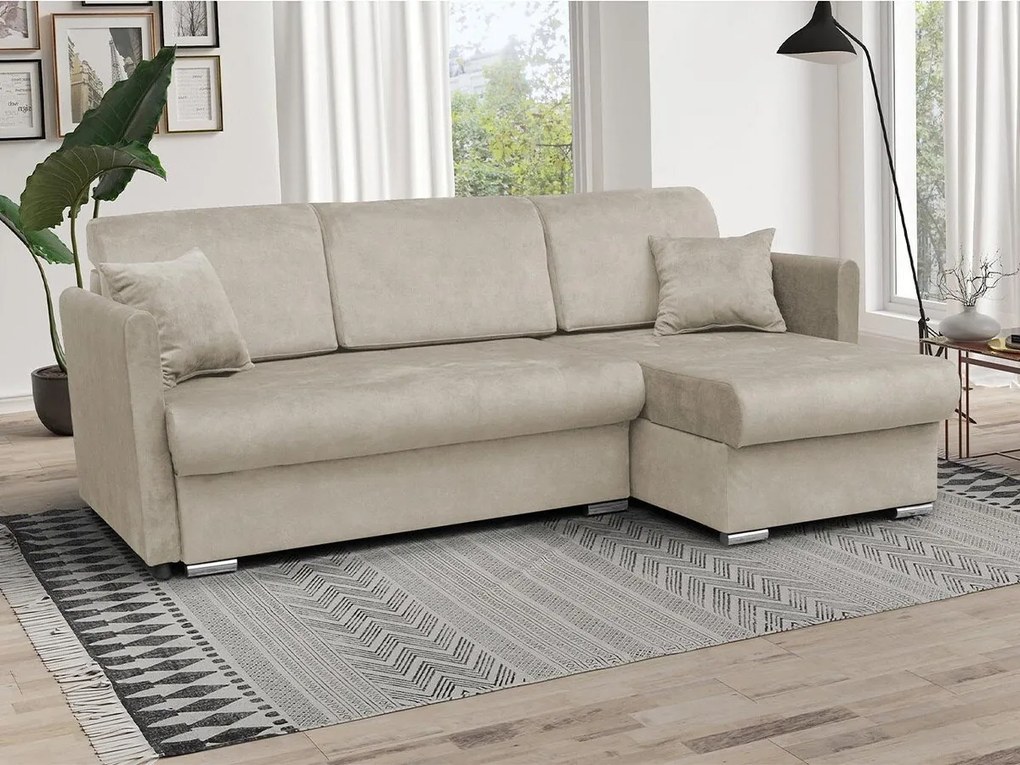 Colțar Carlsbad 115Cutie de pat, 220x148x93cm, 110 kg, Picioare: Plastic, Metal