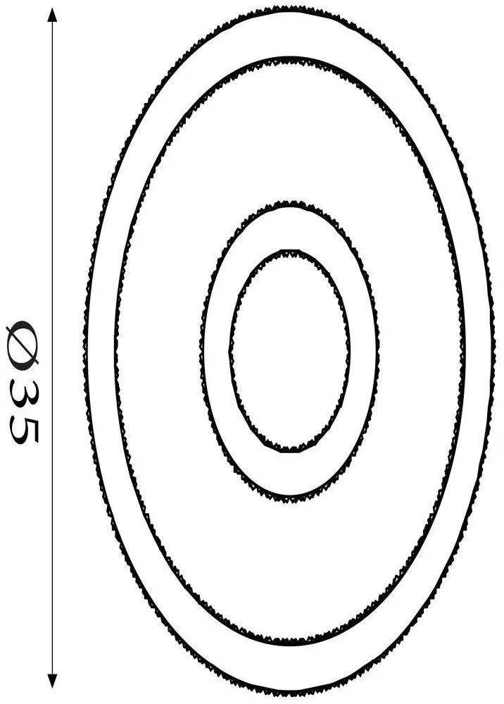 Plafoniera LED design elegant Roundel