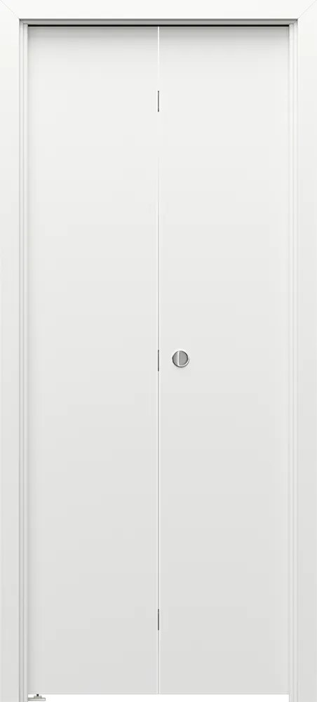 Usa de interior plianta   pliabila BETA ST, 140-160, Alb, Folie Decor, 780 x 2070