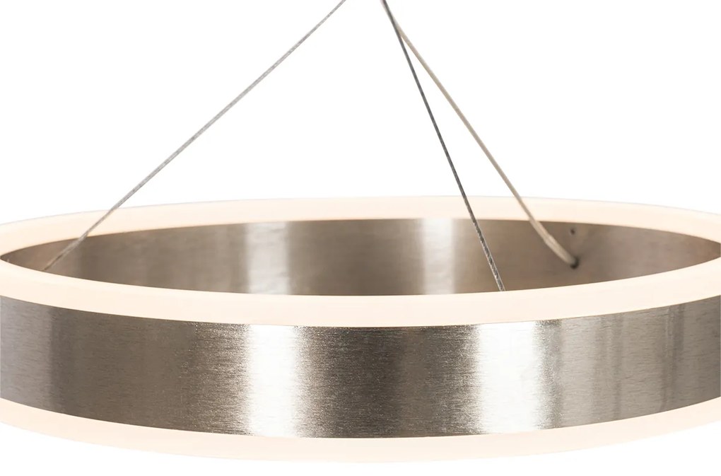 Lampă suspendată din oțel rotundă incluzând LED cu dimmer în 3 trepte cu 3 lumini - Lyani