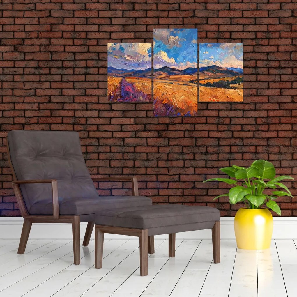 Tablou - Pictură în ulei de peisaj (90x60 cm)