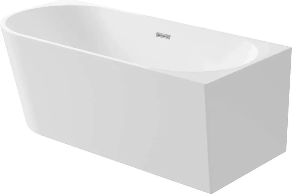 Cada freestanding Deante Silia dreapta 160 cm lipita de perete, BTW
