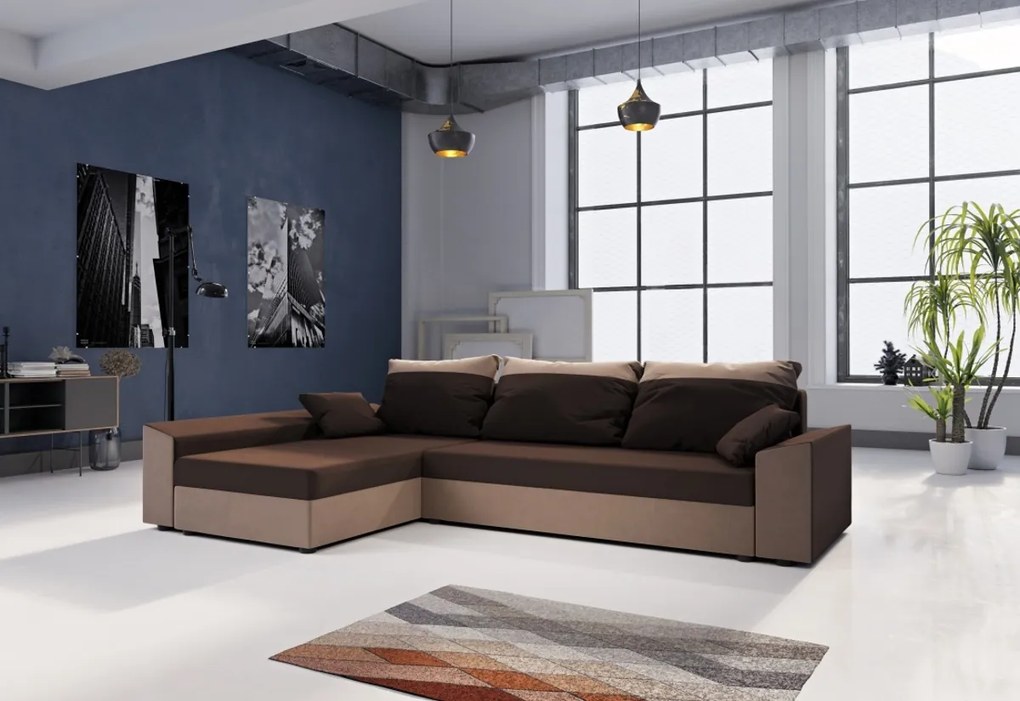 Expedo Colțar extensibil PAMELA, 250x85x144, microfibră20/05, stânga