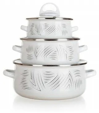Set vase smălțuite Banquet CHARME,6 buc.